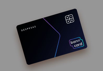 Ilustração do cartão BanriCard Despesas.